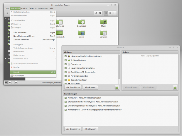 ... lassen sich Erweiterungen verwalten. (Screenshot: Golem.de)